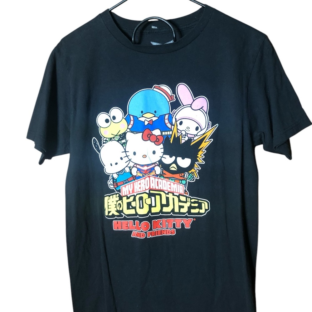 My Hero Academia x Hello Kitty Black T-Shirt